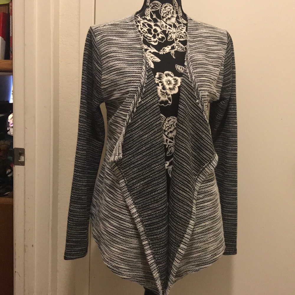 Karen Brooks Open Front Draped Cardigan
